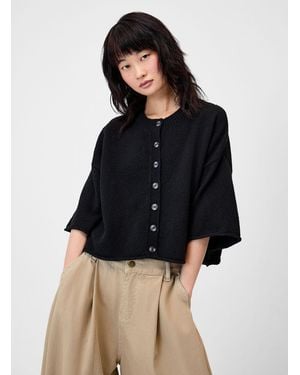 Twik Plush Knit Boxy - Blue