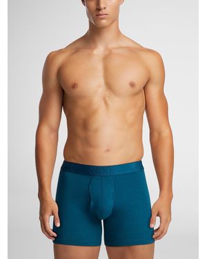 Saxx Underwear Co. 5" Teal Boxer Brief Droptemp Tm - Blue