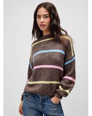 Twik Pastel Stripes Sweater - Brown