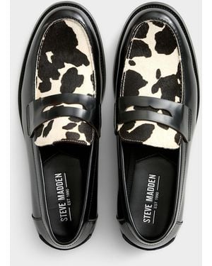 Steve Madden Natan Cow - Black