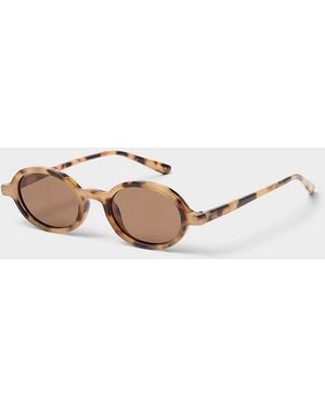 Simon's Paloma Polarized Oval Sunglasses - Grey