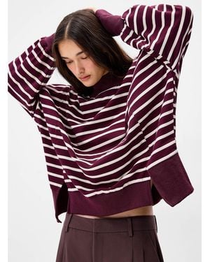 Twik Offset Stripes Terry T - Red