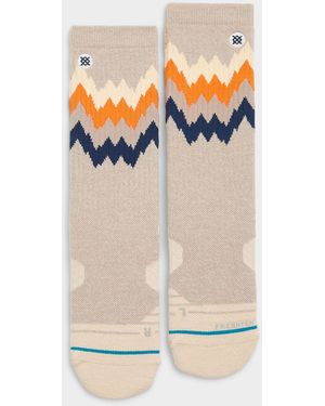 Stance Thompson Zigzag Merino Socks - Grey