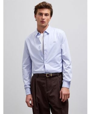 Lacoste Minimalist Jersey Shirt Slim Fit - White