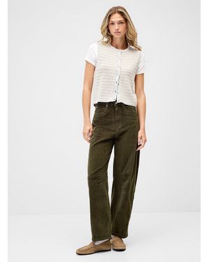 Twik Corduroy Barrel - White