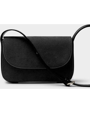 Simon's Minimalist Crossbody Bag - Black