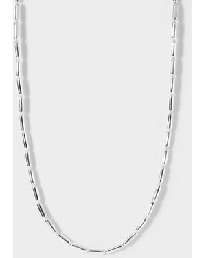 Uncommon Matters Droplet Lariat Necklace - White