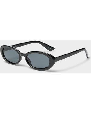 Simon's Drew Oval Sunglasses - Blue