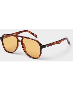 Le Specs Tragic Magic Aviator Sunglasses - Grey