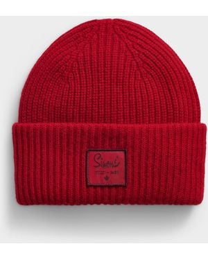Simon's 1840 Lambswool And Angora Wide - Red