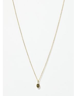 Midi34 Small Birthstone Chain Exclusive Simons X Collection - White