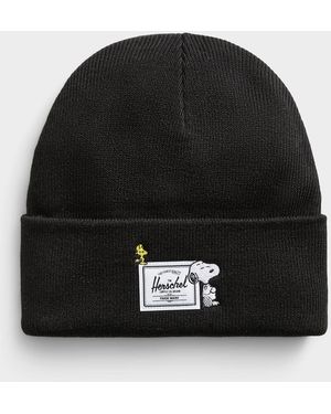 Herschel Supply Co. Peanuts Elmer Ribbed Tuque - Black