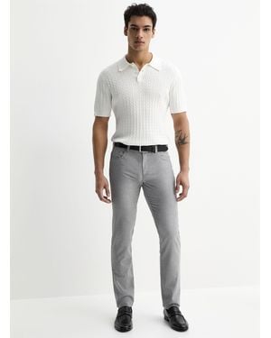 ALBERTO Stretch Mini - White