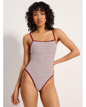 Simon's Trimmed Rib Square - Multicolour