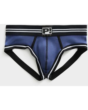 Pump! 1" Round2 Ribbed Backless Trunk - Blue