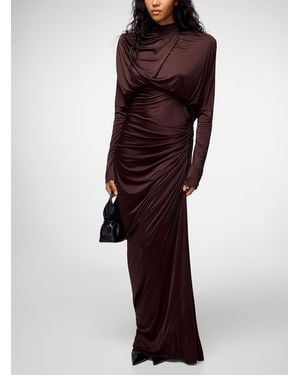 Balmain Long Draped Open - Purple