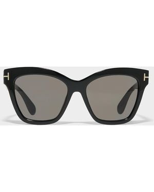 Tom Ford Elvira Butterfly Sunglasses - Brown