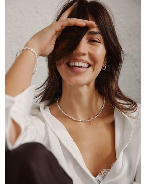 Pilgrim Pearl And Hammered - White