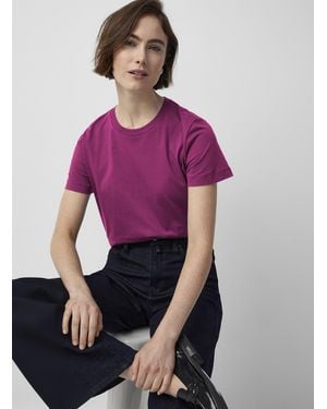 Contemporaine Organic Cotton Crew - Purple