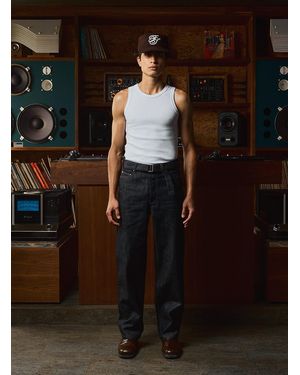 FIVE STUDIOS Indigo Belted Jean Straight Fit - Black