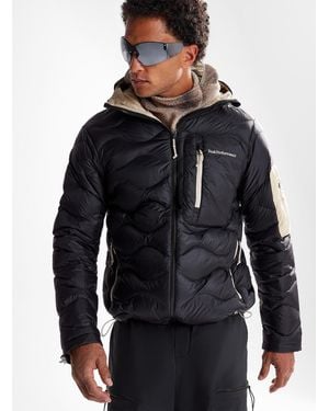 Peak Performance Helium Utility Hooded Quilted Jacket - Blue