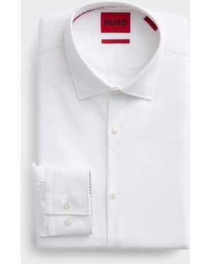 HUGO Koey Poplin Shirt Slim Fit - White