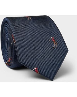 Le 31 Golf Player Tie - Blue