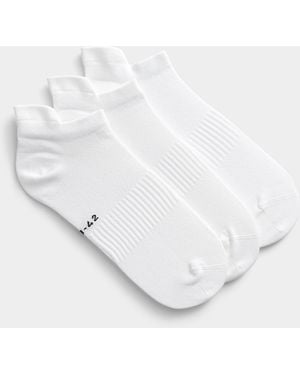 I.FIV5 Piqué Knit Multisport Sock Set Of 3 - White