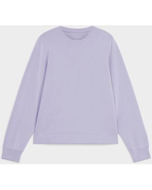 Contemporaine Peachskin Crew - Purple