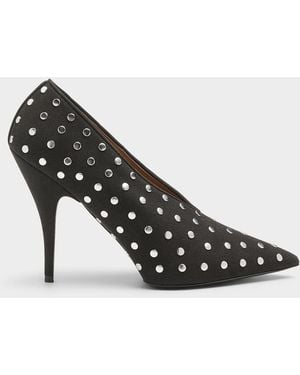 Stella McCartney Plateau Studded Platform Pumps Women - Black