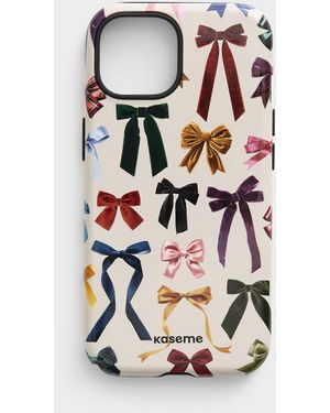 KaseMe Patterned Iphone 13/14/15 Case - White