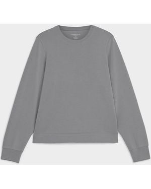 Contemporaine Peachskin Crew - Grey