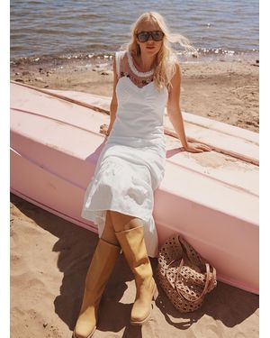 Twik Floral Peasant - White