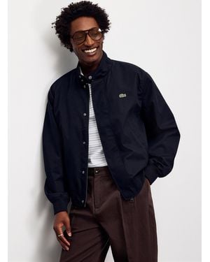Lacoste Croc Logo Harrington Jacket - Blue