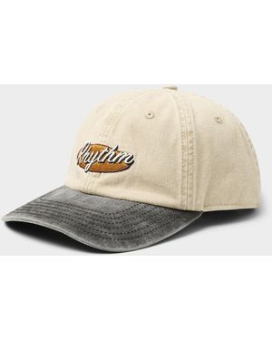 Rhythm Hallmark Faded Dad Cap - Natural