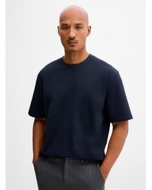 Lindbergh Thick Jersey Loose T - Blue