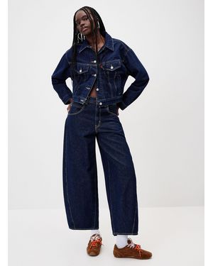 Levi's Trucker '90s Cropped Jean Jacket - Blue