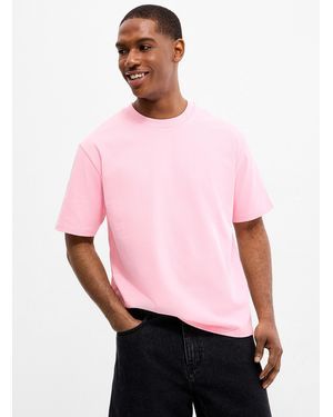 Lindbergh Thick Jersey Loose T - Pink