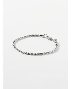 Vitaly Weave Twisted Bracelet - Grey