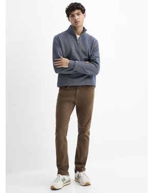 Mavi Coffee Marcus Supermove Jean Straight, Slim Fit - Blue