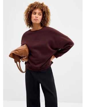Sessun Chebbi Oversized Confetti Sweatshirt - Red