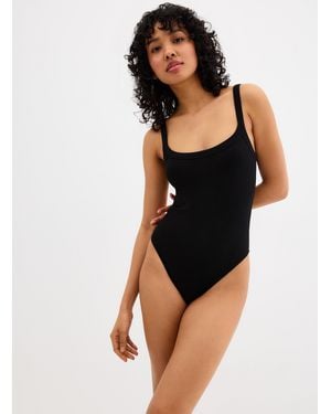 Miiyu Ribbed Thin - Black