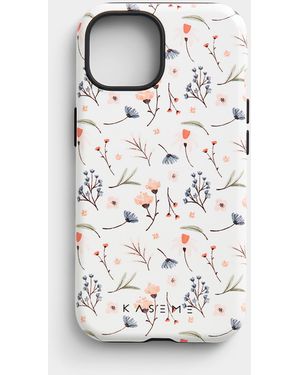 KaseMe Fashion Pattern Iphone 15 Case - White