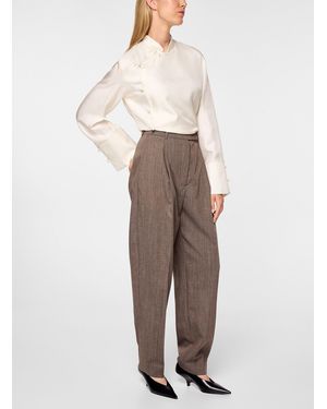 Rohe Pure Silk Pankou Blouse - Natural
