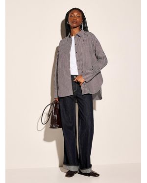 JJXX Jamie Patch Pocket Loose Shirt - Natural