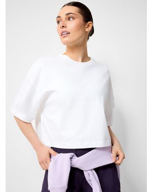 I.FIV5 Boxy Pure Cotton T - White