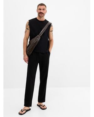 Point Zero Pleated Stretch Pant Straight Fit - Black