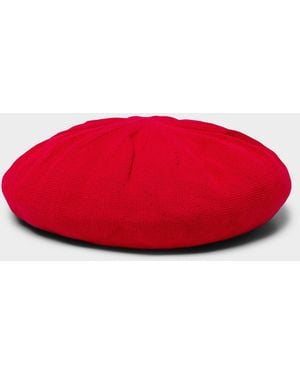 Simon's Lightweight 100% Cotton Beret - Red