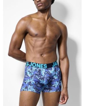 Jack & Jones 3" Xl Logo Band Trunk Organic Cotton - Blue