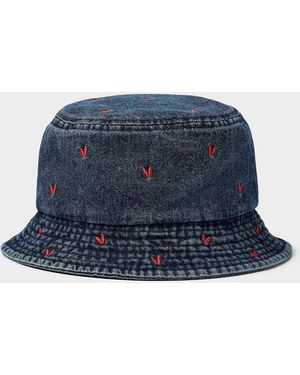 Simon's Embroidered Mini - Blue